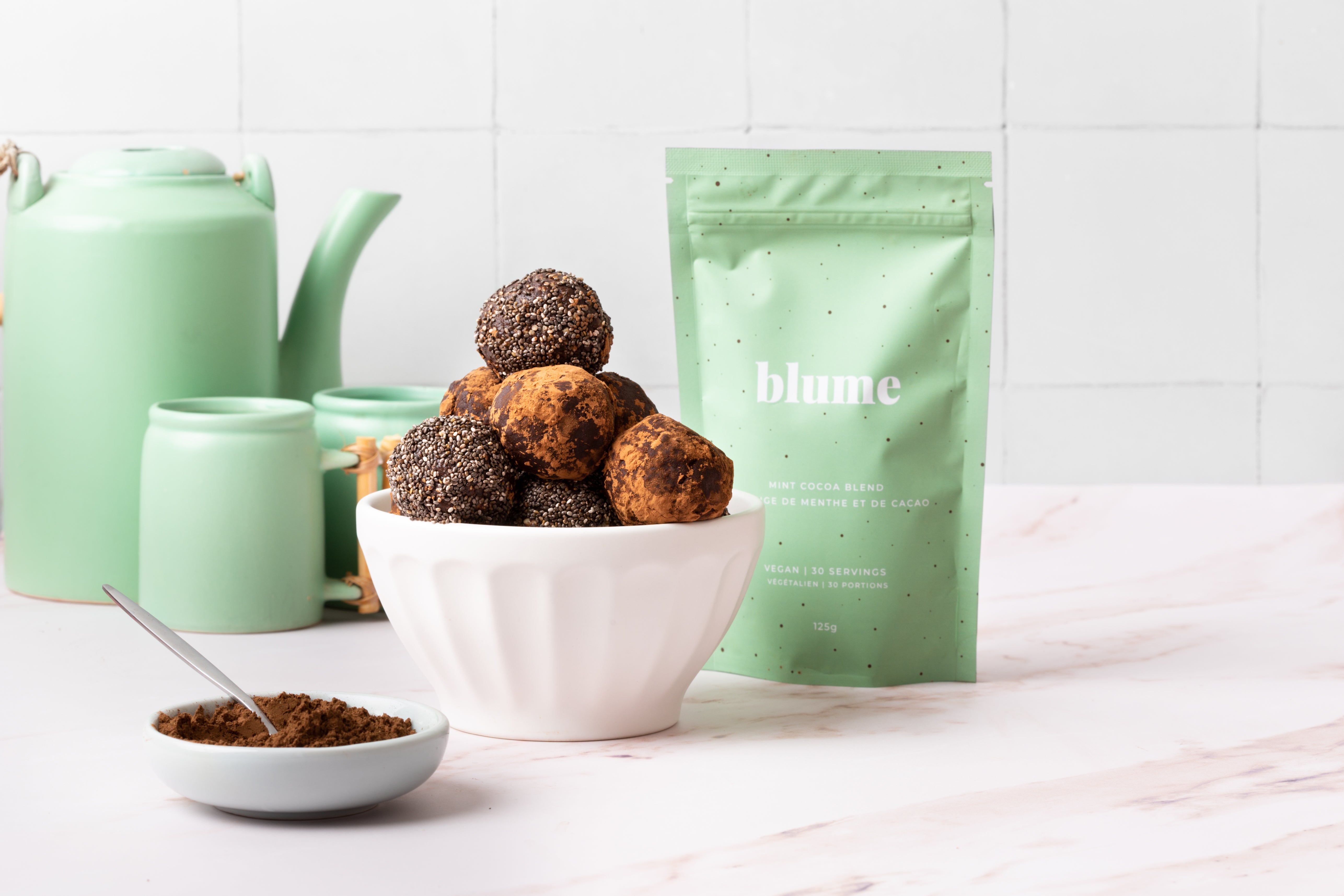 Mint Chocolate Energy Balls